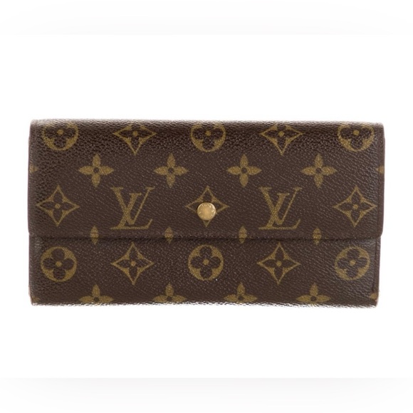 Louis Vuitton Brown Monogram Canvas Wallet - Picture 1 of 2
